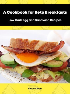 cover image of A Cookbook for Keto Breakfasts